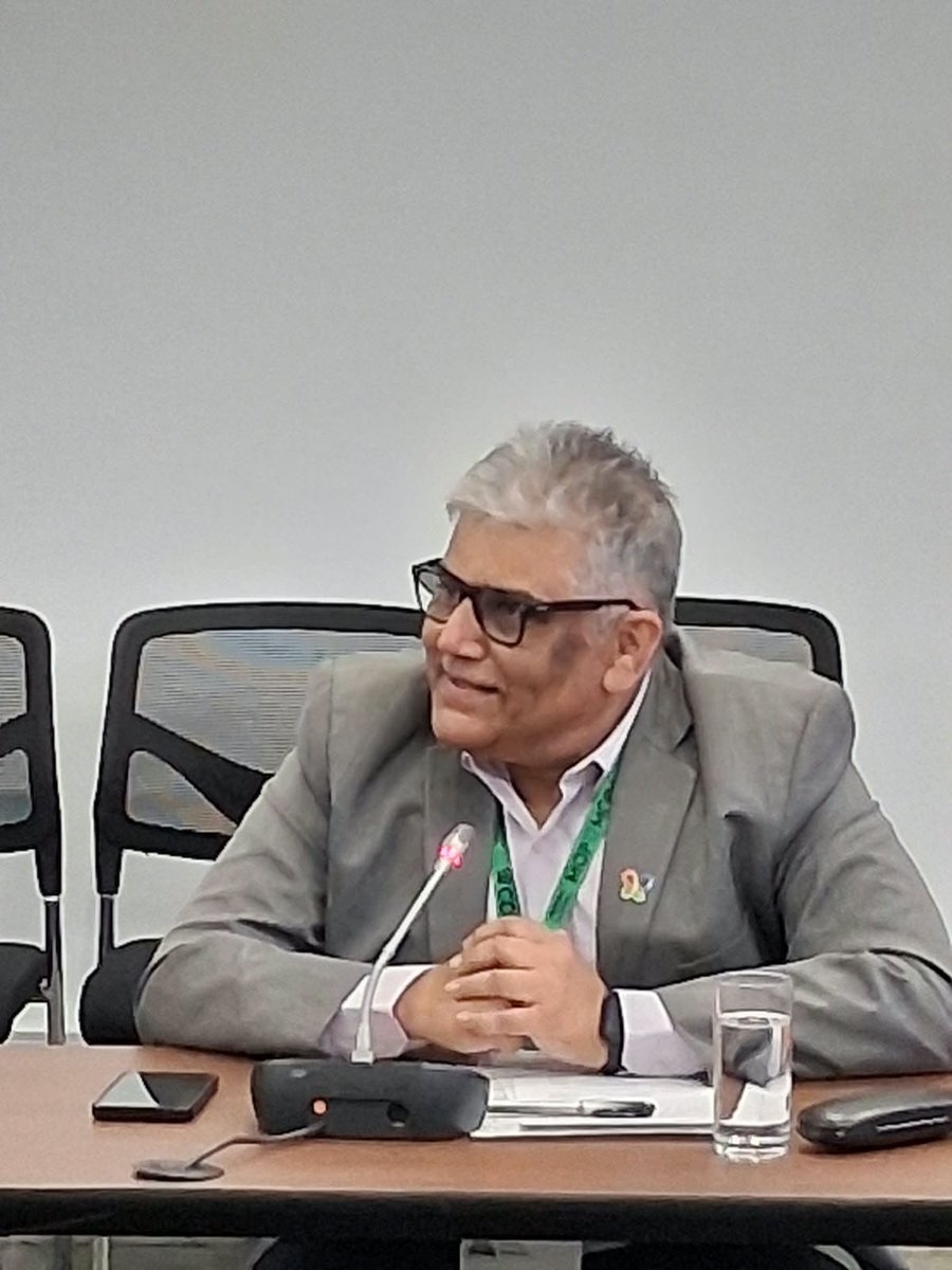 IBCA_official's tweet photo. At the #CBDCOP in Yerevan, Mr. @SoumitraIfs, Director (Program), #IBCA, highlighted India’s landscape-based approach to conservation, including legally backed Eco-Sensitive Zones around Protected Areas, wildlife corridors, and community participation in conservation.

Emphasising the importance of integrated landscapes, agroecology and human–wildlife coexistence, he underscored how inclusive, community-led approaches can strengthen #Biodiversity conservation while supporting sustainable livelihoods and socio-economic upliftment. 

The participation of youth audiences in the side event reflected the growing interest and enthusiasm among young people for biodiversity conservation. Youth engagement is also a key priority identified by the CBD, recognising the importance of inclusive participation in advancing biodiversity conservation. Their engagement offers encouraging momentum for advancing Whole-of-Society approach and landscape-based conservation for strengthening global efforts to safeguard #BigCats and their habitats for the future.

@moefcc  @EnvironmentPib @PIB_India @SAWENsec
@SPYadavIFS @SoumitraIfs @IUCN @Vantara @IRALE
@WWF @WWFINDIA @FAO @Sankala_India @UNDP_India @UNEP @wii_india @PantheraCats
@CougarConserv @IndiaIucn @snowleopards
@Unitedfortigers @World_Wildlife @WCO_OMD
@themobiusfound @CCFCheetah @UNWTO
@UNDPasiapac @UNDPplanet @IoraEcological
@EarthBrigadeIN @AmurTigerCenter @indfoundation
@ciicesd @PwC_IN @IraleInfo