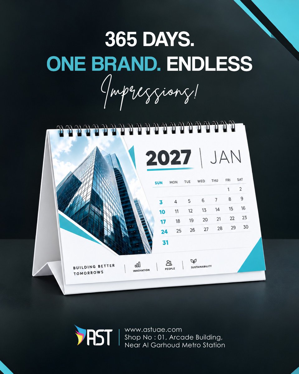 UaeAst's tweet photo. Make every day count with your custom 2027 calendars!
π https://t.co/k22zWq4nH6
β info@astuae.com
CONTACT NO:+971 55 508 3438
#2027Calendar #CalendarPrinting #CustomCalendars #BrandedCalendars #CorporateGifts #PromotionalPrinting #UAEPrinting #DubaiPrinting #ASTPrinting https://t.co/fHAbNYHpFK