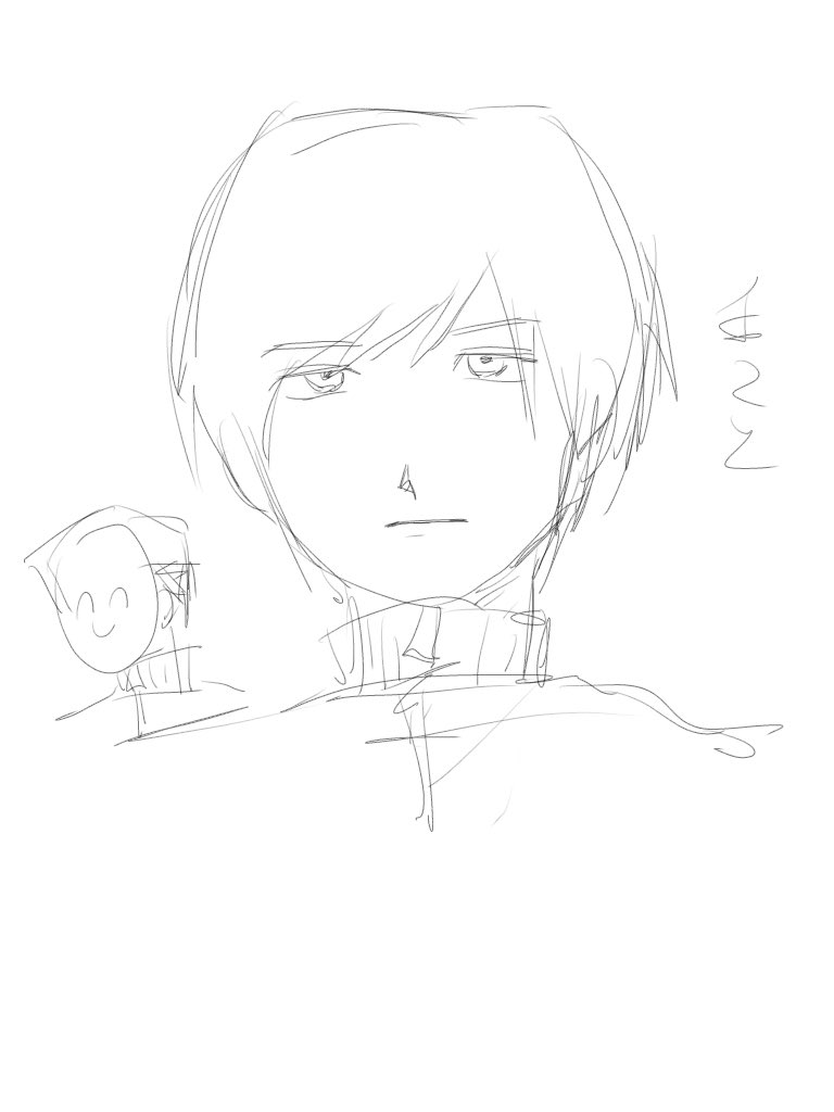 ZEN_sugoi's tweet photo. いい加減絵柄決めねばと思って、｢せや！手に従うんや！｣で描きました。これからも手に従います。目は使わん(！？) https://t.co/ectd8qTkUr