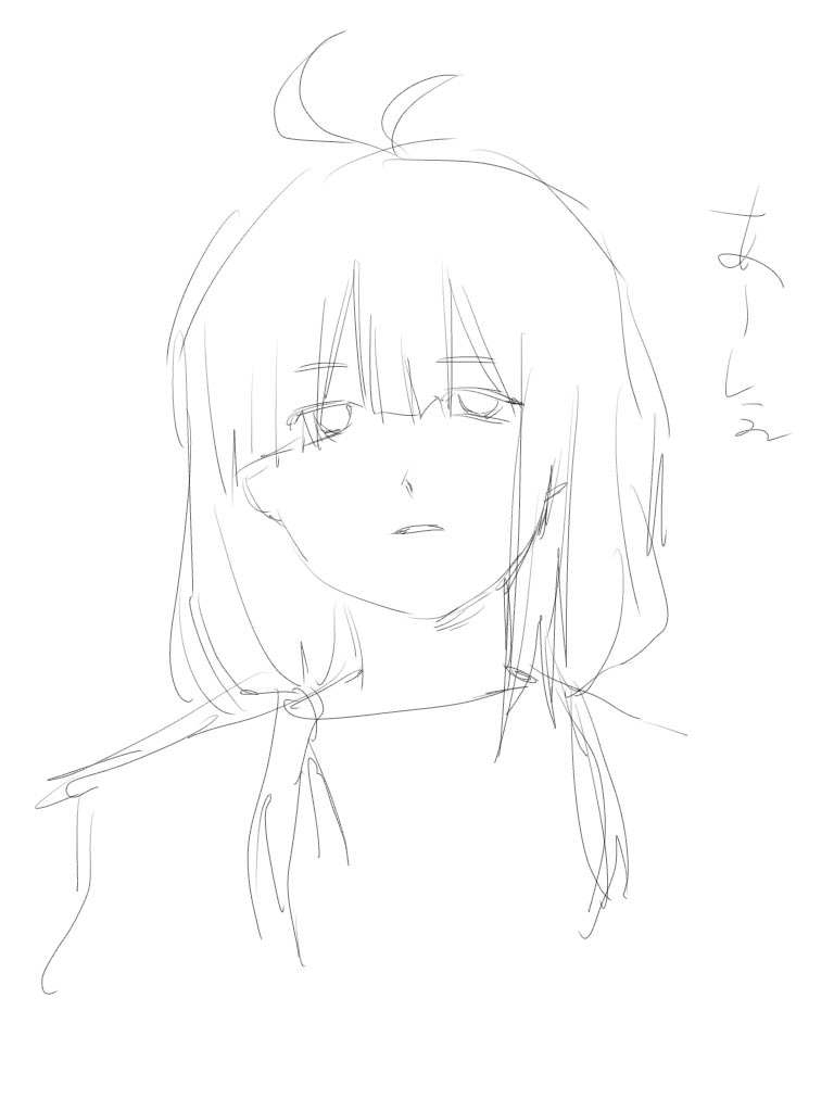 ZEN_sugoi's tweet photo. いい加減絵柄決めねばと思って、｢せや！手に従うんや！｣で描きました。これからも手に従います。目は使わん(！？) https://t.co/ectd8qTkUr