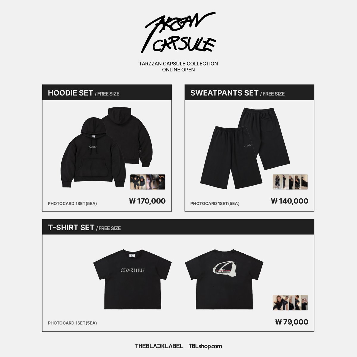 TBL_shop's tweet photo. ALLDAY PROJECT
TARZZAN CAPSULE COLLECTION MERCH를 TBLshop에서 만나보세요!

🗓️ 판매 오픈 : 2026년 10월 22일 (목) 12PM (KST)
🎁 TARZZAN CAPSULE COLLECTION - CRASH OFFICIAL MERCH 구매 시, TBLshop 독점 단체 셀피 포토카드 1종 증정

🔗 KR : https://t.co/qsRcE8bCah

🔗 GLOBAL : https://t.co/bQRvqvMjS6

🔗 CN : https://t.co/f0VNr7KTWk

🔗 JP : https://t.co/4wcsN7iSAH

ENGINEERED BY Protocol Index

#ALLDAYPROJECT #ADP #올데이프로젝트
#TARZZAN #TARZZANCAPSULE #SIDEPROJECT
#CRASH #TBLshop #티비엘샵
#THEBLACKLABEL #더블랙레이블