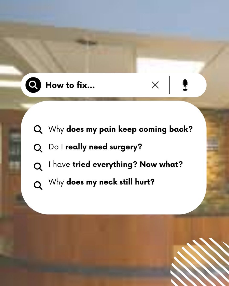 caetanichi22's tweet photo. We’ve all done it: one symptom becomes five open tabs, and one search turns into an hour of reading—only to leave you with more questions. The internet can point you in a direction, but it doesn’t know your history, movement, treatment response, or https://t.co/Qvn4xsghmB