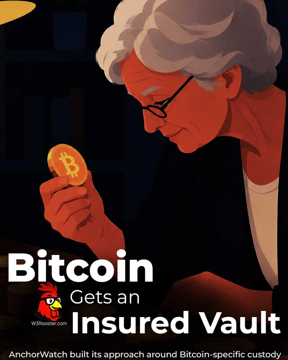 W3Rooster's tweet photo. AnchorWatch Opens Bitcoin Custody With Up to $370 Million in Insurance
https://t.co/kEagCRM9hu
#Crypto #W3 #Blockchain
#AnchorWatch #Bitcoin #BTC #BitGo #CoinCorner https://t.co/ImFPRKQbwJ