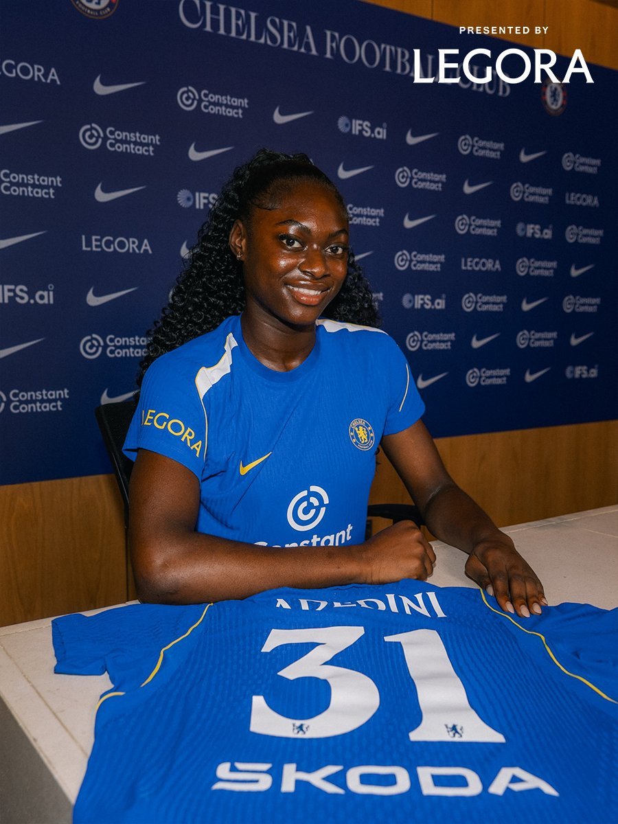 olayemi290's tweet photo. French-born Nigerian player, RACHAEL ADEDINI,  signs her first professional contract with Chelsea, the versatile player has been able to represent the french teams in various under-age levels. She would definitely be a great addition to the unlimited talents in @ChelseaFCW https://t.co/BSpF7Gtyzz