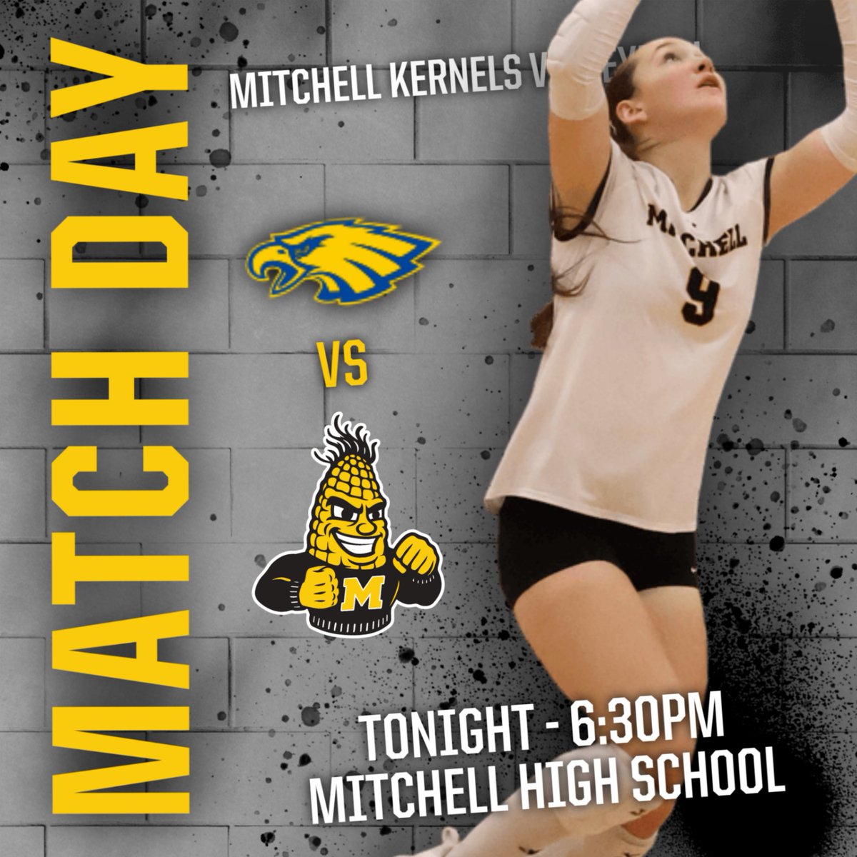 MitchellKernels's tweet photo. Volleyball Tonight vs Aberdeen Central

Tickets - https://t.co/nljhvEgVLW

Streaming Information - https://t.co/16FDfGGCC1 https://t.co/BaX6IzU8y9