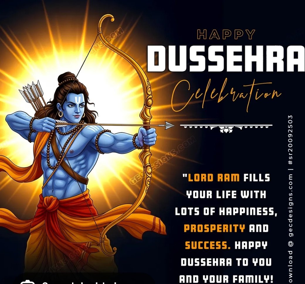 Srikanthb7989's tweet photo. Happy Dussehra to all https://t.co/IDOjFGSQBU