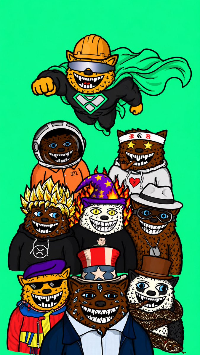 Mikeberger's tweet photo. My $Fuzzy collection went Green for @XRP @evernorthxrp @RippleSwell @Ripple @bgarlinghouse @JoelKatz @ahbritto @bearableguy123 and the entire Fuzzy community! Nothing but conviction since the beginning… the best is yet to come ! 

@fuzzy_ceo @fuzzy_ceo  @fuzzy_dev_ https://t.co/ephjhZuxEq