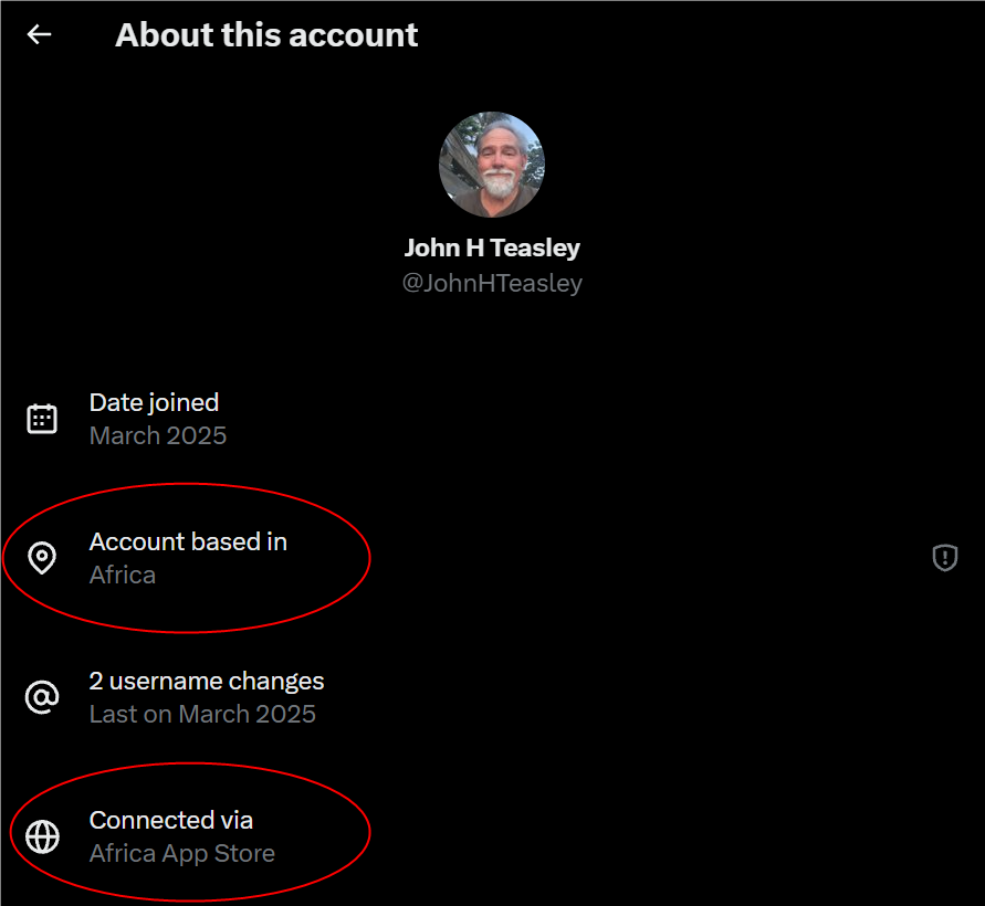 cid_dev's tweet photo. @JohnHTeasley Fake account! https://t.co/qvWPDxMrkU