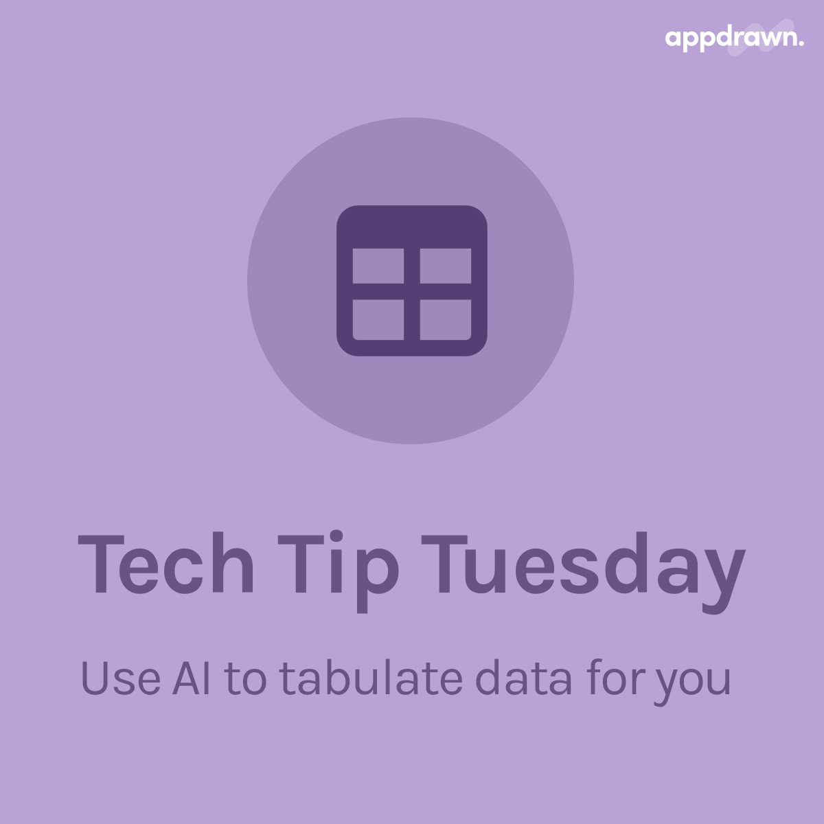 Appdrawn's tweet photo. Spending too much time comparing products and prices? AI can help you do this in seconds.

In our latest Tech Tip, we share how to use AI to tabulate data and make your research quicker and easier.

Read the full blog post: https://t.co/76DC20nNj0  

#TechTips #AI #Productivity https://t.co/dfTrnaeZSY