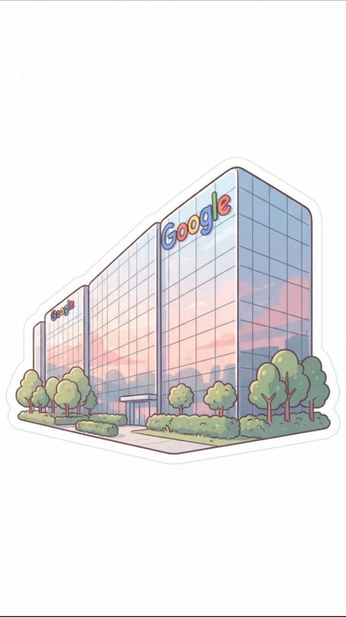 sajid_draws's tweet photo. Soft sunset skies, glass buildings, and a touch of greenery — turning a familiar tech landmark into a cute sticker design.
If you could visit any tech company's headquarters, which one would you choose?
#VectorArt #StickerDesign #Google #DigitalIllustration #CreativeArt https://t.co/VKstQvF8C0