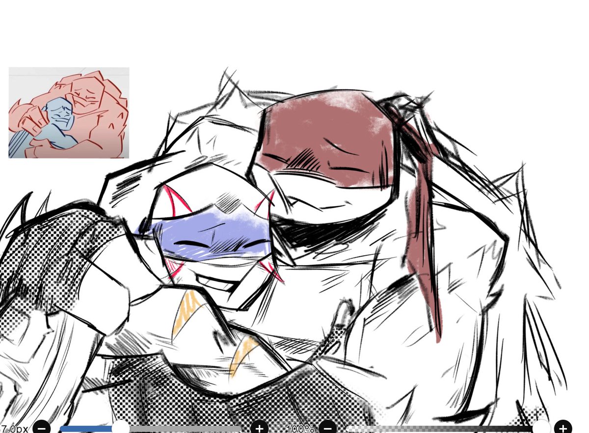 gumigumidummie's tweet photo. Brother moment #rottmnt https://t.co/H84U1maoNU