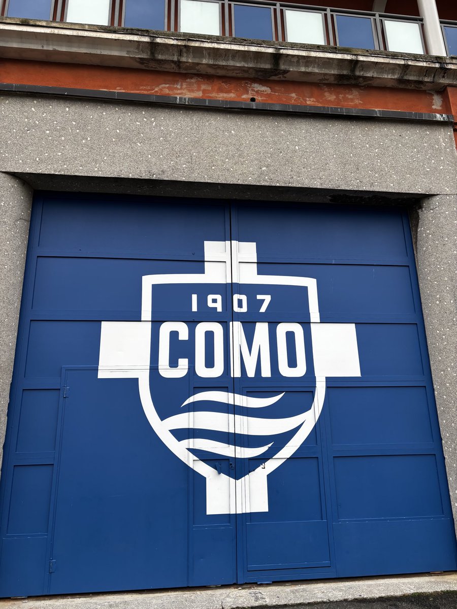 NigelAppleton's tweet photo. Proper old school Euro away, none of this fancy, modern stadium malarky #como https://t.co/tlRlihLdd7