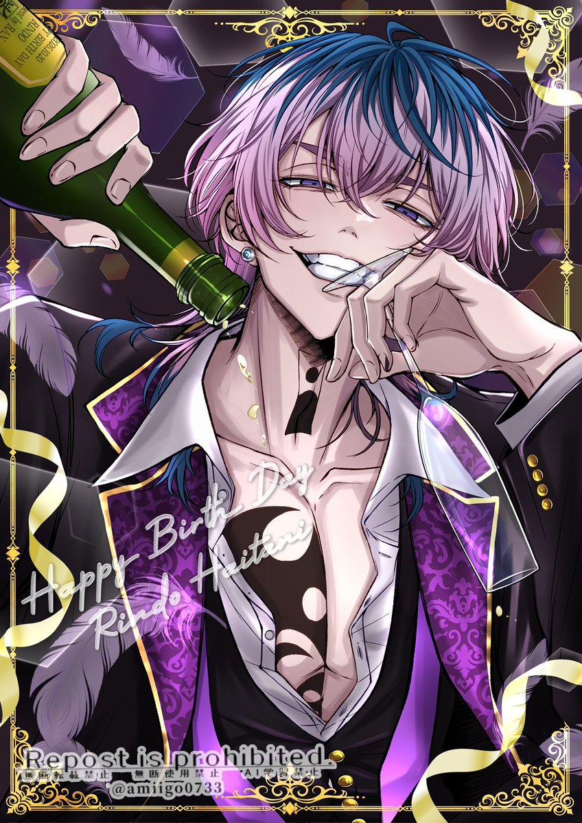 amiigo0733's tweet photo. #️⃣灰谷竜胆誕生祭2026
#️⃣灰谷竜胆生誕祭2026
竜胆くんお誕生日おめでとう🍾✨
『全然足んねぇしっ‼︎笑』 https://t.co/yCZhwloTOe