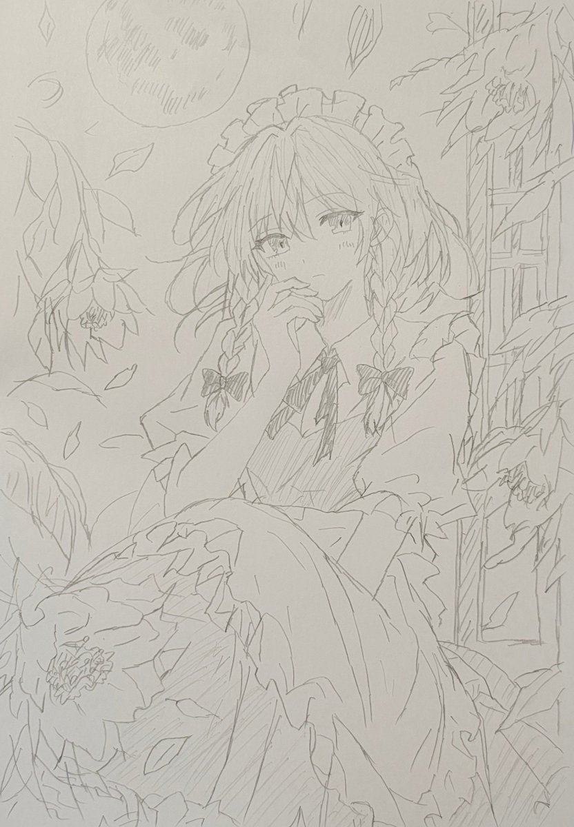 Korokke0709's tweet photo. #東方project
#十六夜咲夜
#絵柄が好みって人にフォローされたい
月下美人···花言葉は「儚い美」 https://t.co/WZ03FVGw0O