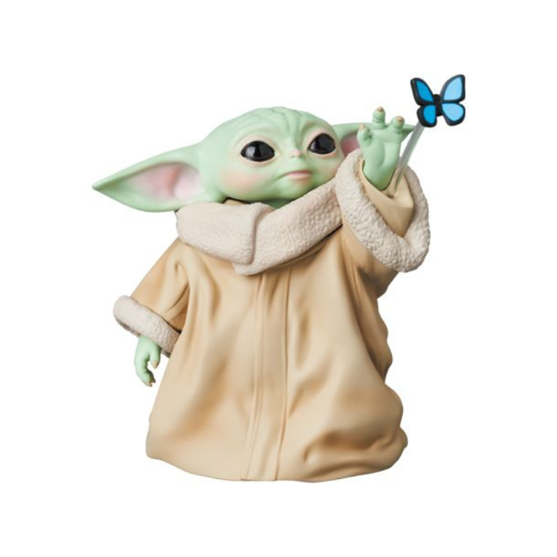 colleize's tweet photo. ／
『スター・ウォーズ』より
グローグーのフィギュアがコレイズに登場🌌✨
＼

青い蝶にそっと手を伸ばす
グローグーの愛らしい姿を再現🦋

大きな耳に、つぶらな瞳！
蝶を見つめる優しい表情にも注目✨

デスクやお部屋に飾って、
グローグーの魅力をお楽しみください！