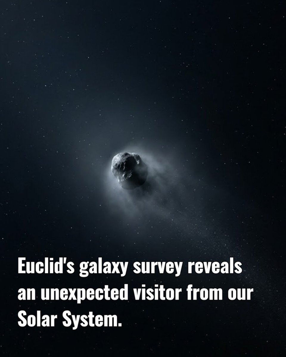 CuriousSciLabX's tweet photo. A telescope built to map billions of galaxies just discovered a previously unknown comet: C/2026 S1 (Euclid). Space keeps surprising us.
What unexpected discoveries are hiding in scientific data.? 
#Astronomy #Space #NASA #ESA https://t.co/3lKnUxCkcN