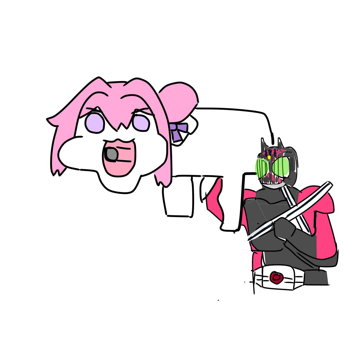 Kiriyama_dorogi's tweet photo. 落書き https://t.co/0zyMGH5dpA