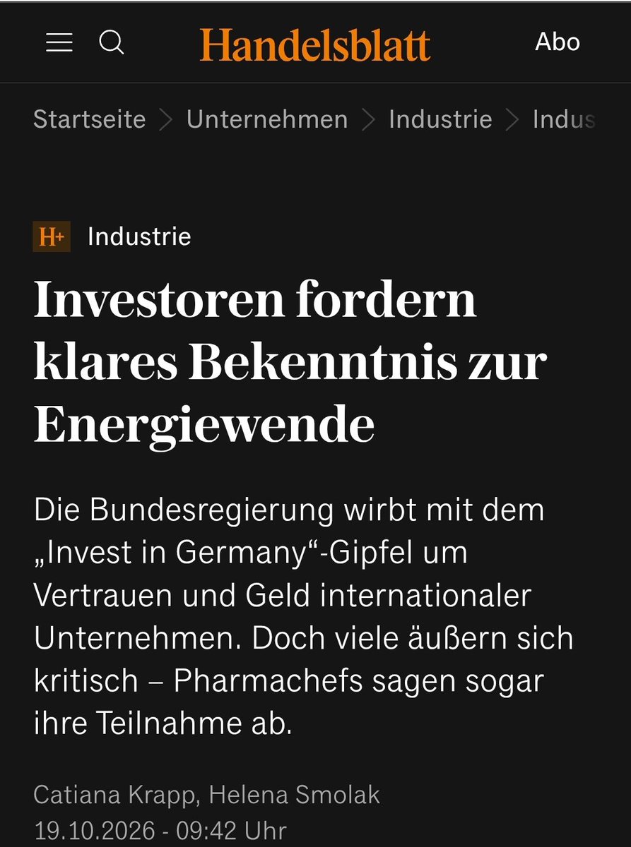solarpapst's tweet photo. Die @CDU wird mit Frau Reiche @BMWE_ zur Anti-Wirtschaftspartei.
#Energiewende https://t.co/yUyvLBBeFv