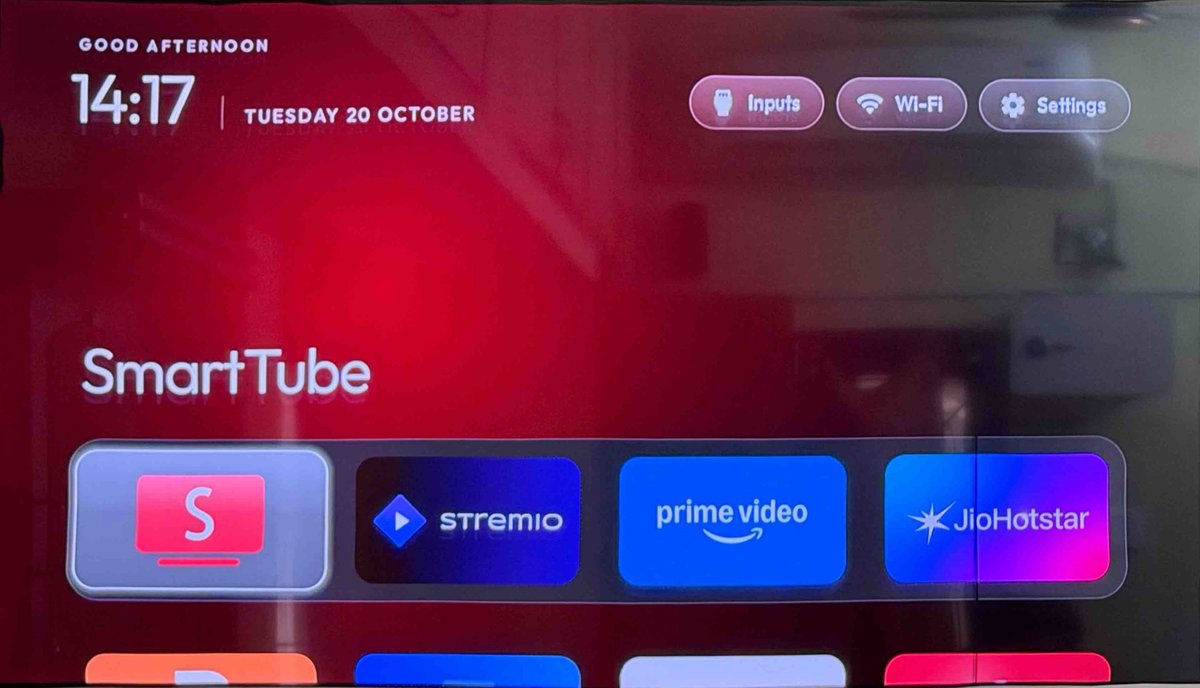 iamshankarguru's tweet photo. Only minor side effect: dedicated remote buttons (Netflix, Prime, YouTube) don't open directly anymore, but since I launch everything from the home screen anyway, it's 100% worth it. https://t.co/kF2reSJVlD