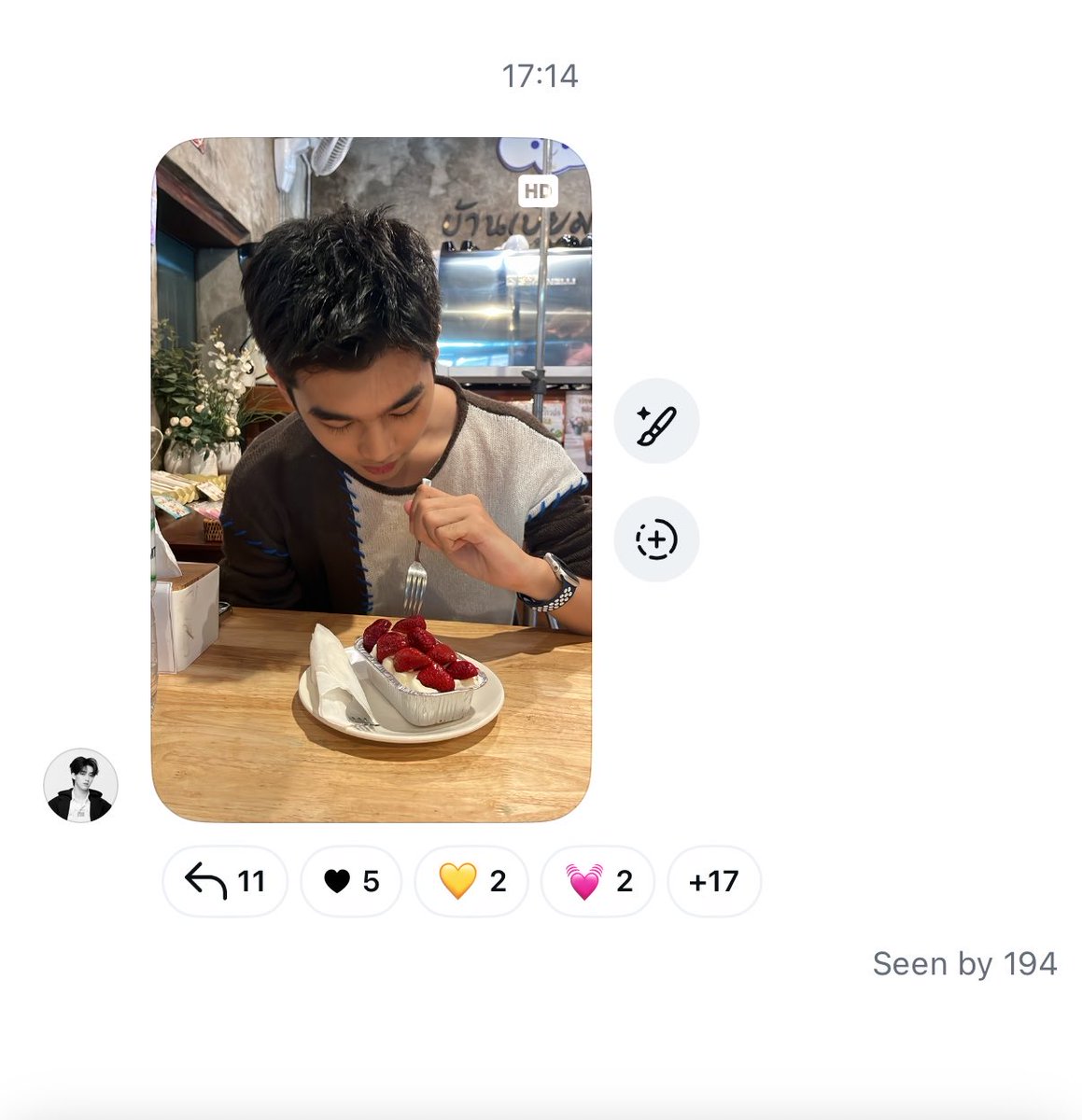 dhi_dhhi's tweet photo. เคคั้บฮีโร่ เค้กน่ารักเนอะ 👉🏻👈🏻
#heroidea ᜊ
#heroaschawin ˘͈ᵕ˘͈ #idea_frags ★
@heroaschawinn @ideaissleeping1 https://t.co/VWyacJoTYP
