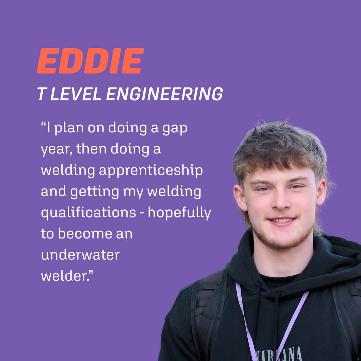 bcot's tweet photo. It's T Levels Week!

Today is Trailblazers Tuesday... we are highlighting where T Levels can lead.

Let's see what some of our students' plans were after completing their T Level...

#BCoT #TLevelsWeek #TrailblazersTuesday https://t.co/TtKDu4t5vO