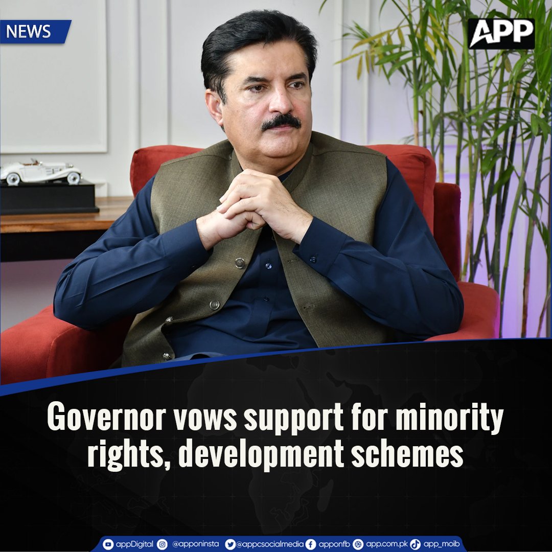 appcsocialmedia's tweet photo. Governor vows support for minority rights, development schemes
#MinorityRights #GovernorStatement #DevelopmentSchemes #MinorityWelfare #CommunityDevelopment https://t.co/YgouKn747j