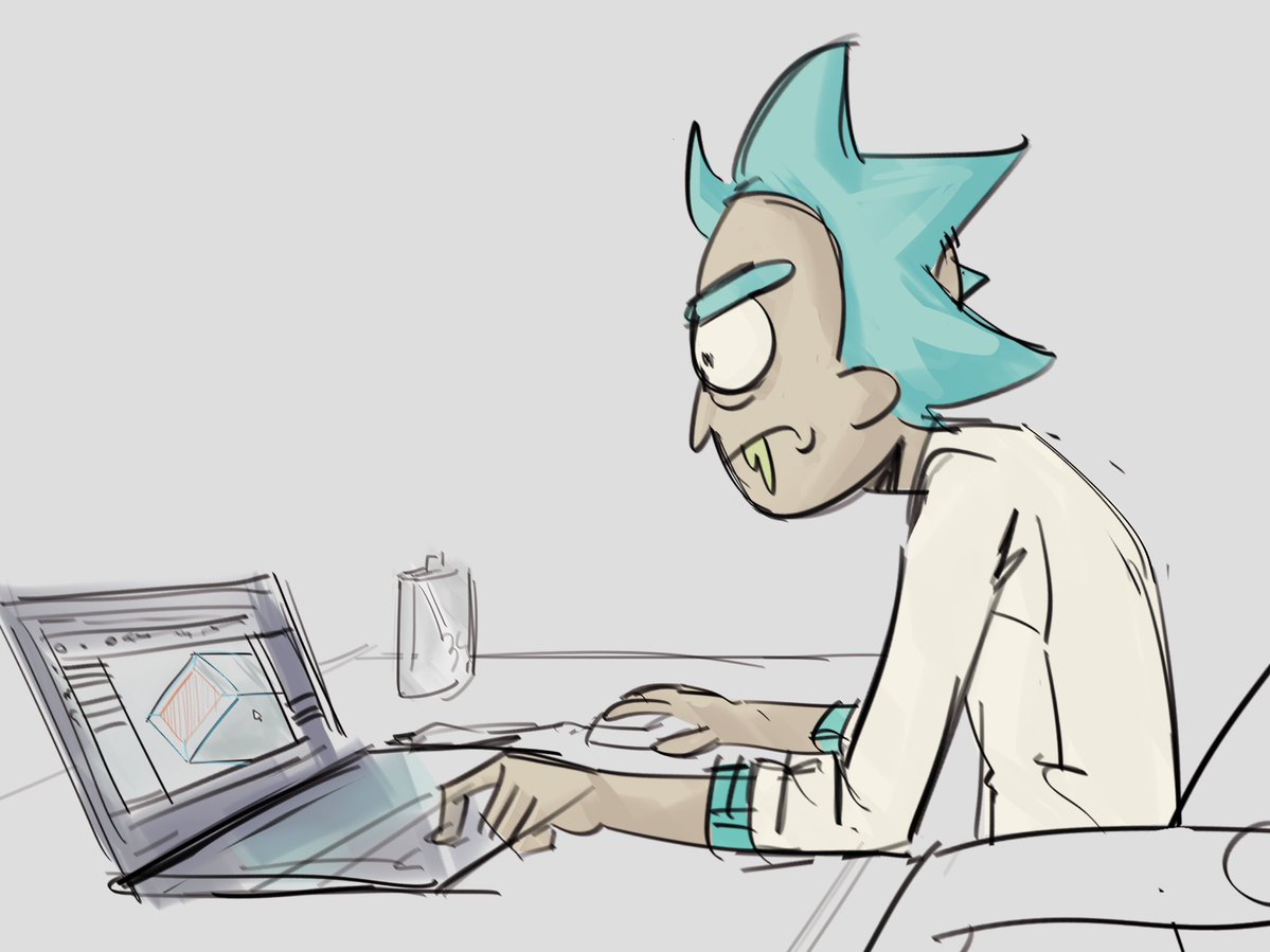 CHUNKSs_'s tweet photo. 3d modeling is such a pain when you‘re a newbie
#rickandmorty https://t.co/040sV4Htl6