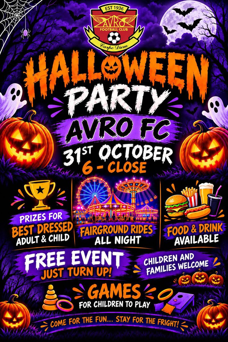 AtAvro's tweet photo. #halloween2026 #avrofc #spooky 
@AvroFC @TheFoxABC @VestacareStadia https://t.co/5MT19WuB6y