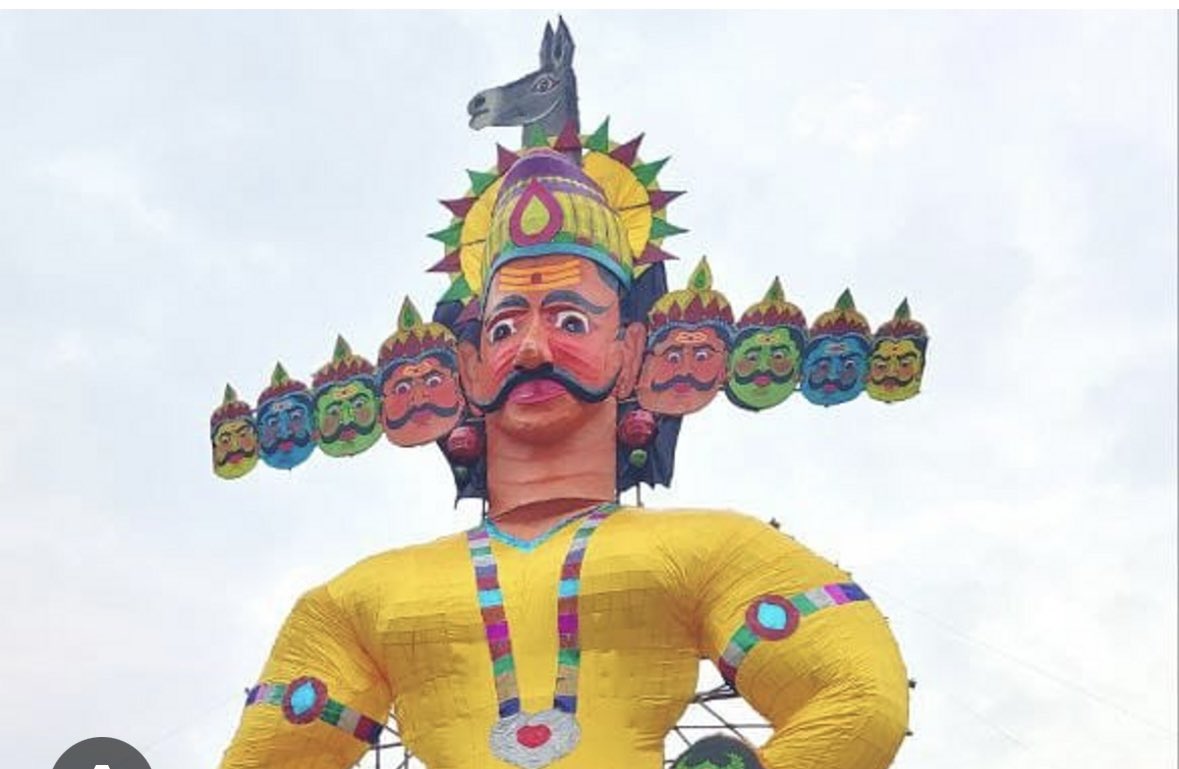 BDUTT's tweet photo. Happy Dusshera to all- may the force of good vanquish all demons 💜 https://t.co/DryzKrNjOq