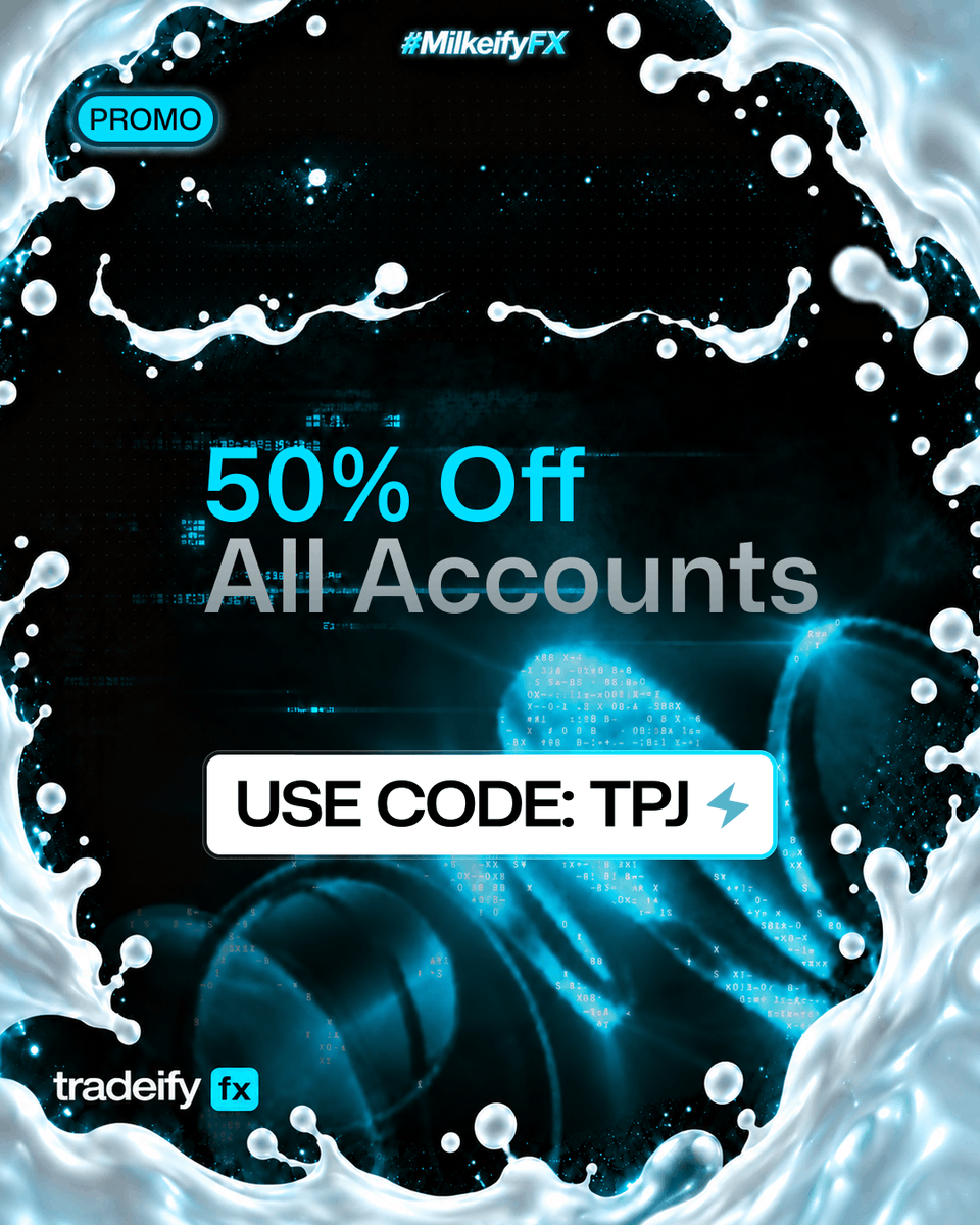 PropJournalist's tweet photo. Tradeify FX is back running 50% off with code TPJ

Like I said before, I liked the direct account but thought it was worth waiting for a better discount - that discount is now here!

I got paid in less than 24h, if you have any questions about Tradeify FX I can answer them. https://t.co/mWT7lScwiI