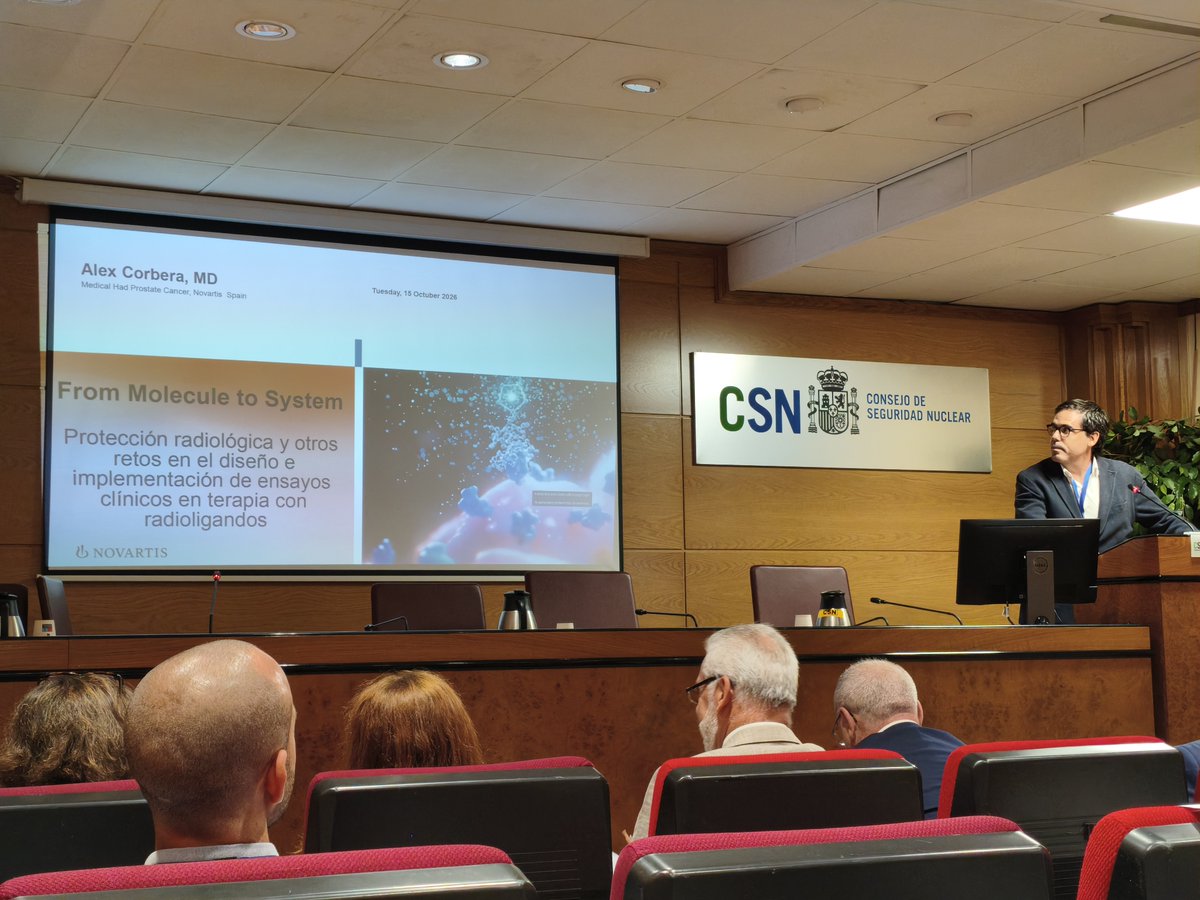 SocEspPR's tweet photo. Nuestro presidente, Fernando Sierra, abordó los retos de protección radiológica de las nuevas terapias con radiofármacos.
También se presentaron los proyectos ALMAS, EXRADÓN y SUSMAT4ENVIRON.
👉 https://t.co/Cj0fpSpgPF
#SEPR #CSN https://t.co/C4nfwfrw4m