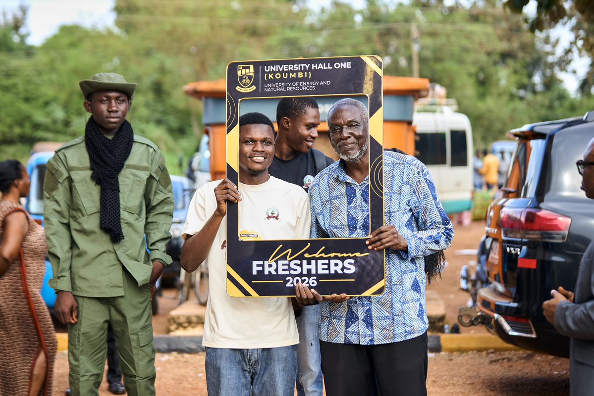uenrofficial's tweet photo. UENR welcomed its newest students yesterday at the 2026 Freshers’ Welcoming, marking the beginning of their university journey.

Today, activities continue with the Freshers’ Orientation.

Welcome to UENR.

#uenr #uenrishome https://t.co/dmsksrRbui