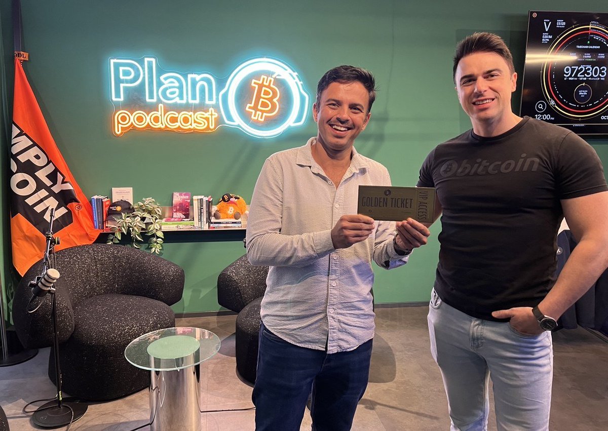 RunwithBitcoin's tweet photo. This ticket is bloody GOLDEN!

Look forward to the whole week of #bitcoin fun in Lugano :)

Thanks @sbaaaam21 for this 🫰🏼

Mil mil Grazie 

#planbweek #lugano https://t.co/BISZGU1Pw9