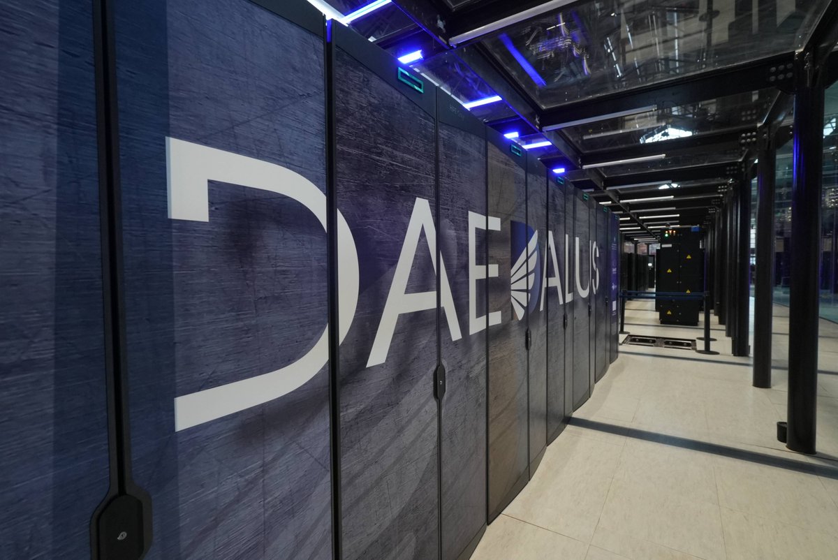 EuroHPC_JU's tweet photo. Another win 💪 for European #supercomputing!
🎉 #DAEDALUS was officially inaugurated yesterday in Greece!
💻 The new #EuroHPC system will boost #research, #innovation & #AI,supporting the PHAROS AI Factory.
🔗 https://t.co/pjcHW23fsV https://t.co/Vlzl5aFHHv