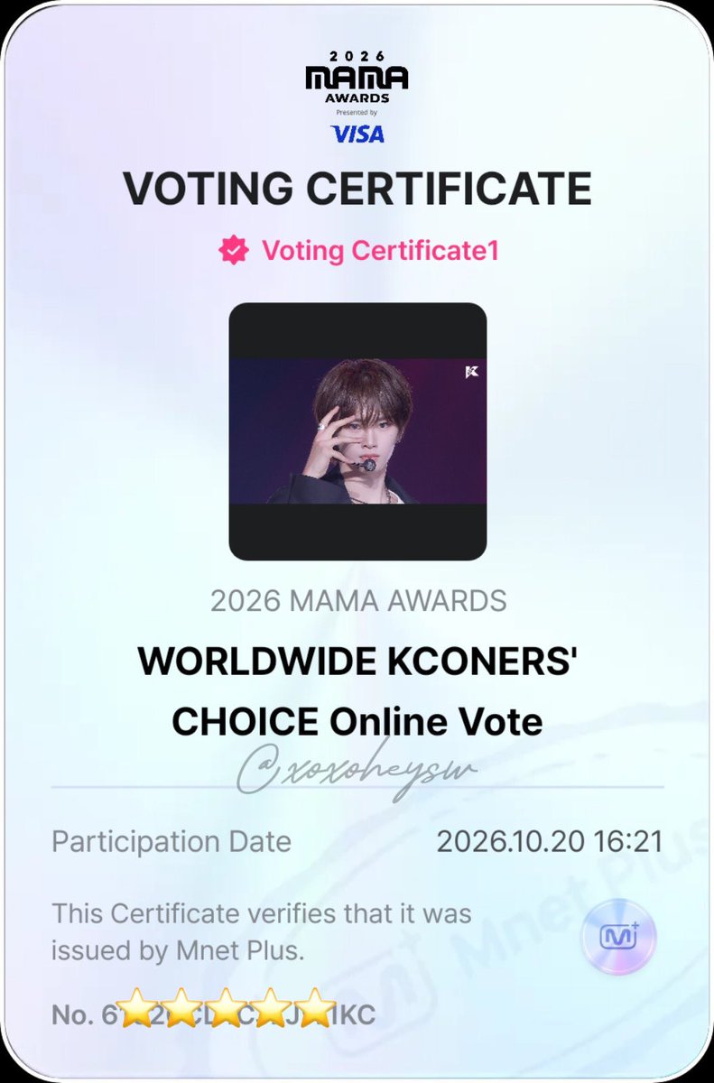 xoxoheysw's tweet photo. ✨don’t forget to vote for our boys today, allyz! 🗳️🎀
#앨리즈x리마인
I vote for #ALPHADRIVEONE on #2026MAMAVOTE https://t.co/v7epr2xvQA
