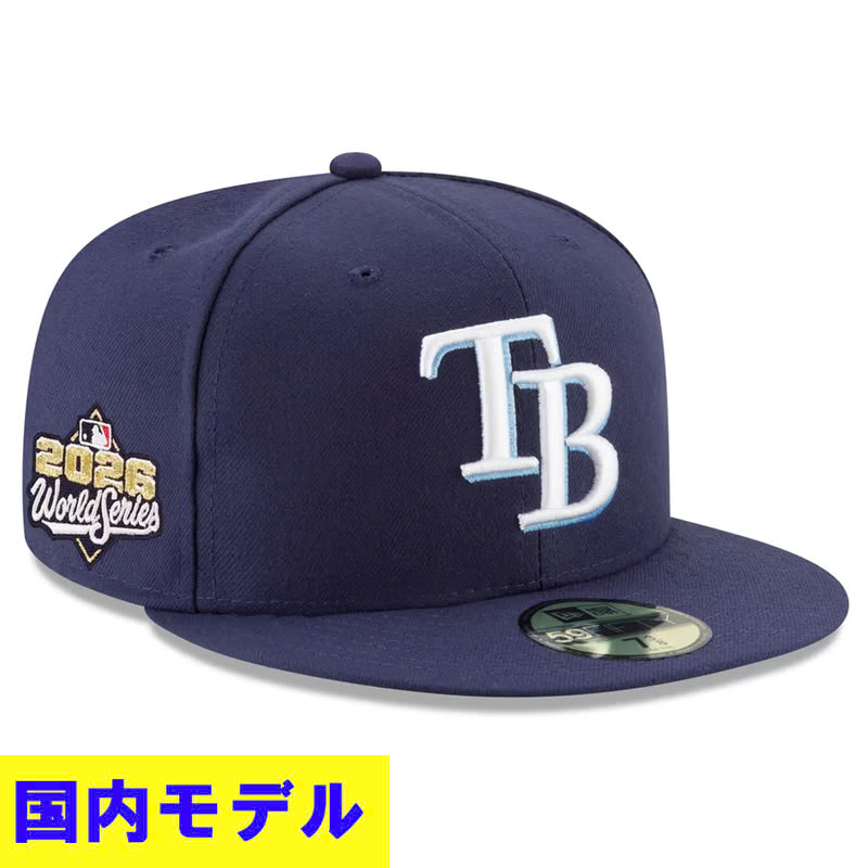 selection_mlb55's tweet photo. \#レイズ がワールドシリーズ進出🍾/  

#岩村明憲 さんが所属した2008年・2020年そして2026年球団史上3度目のリーグ優勝🙌

優勝記念グッズや、数量限定の国内版ワールドシリーズパッチ付きキャップの予約開始👇
✅https://t.co/uqaTlbwe6Z https://t.co/kDFr1gIHFg