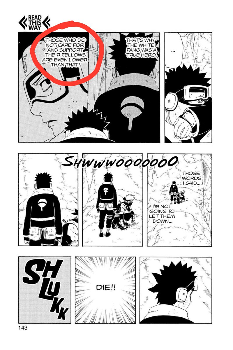 Entrypoint616's tweet photo. @clasheriam_108 @LordInosuke741 Once again failing to show any manga panels instead using AI that takes stupid takes from reddit pages coz you clearly can't read the manga.

Obito clearly unlocked his because of his deep love for his friends.

Dude just stop larping holy shit.😭😭😭 https://t.co/xJqIOT2Kyk
