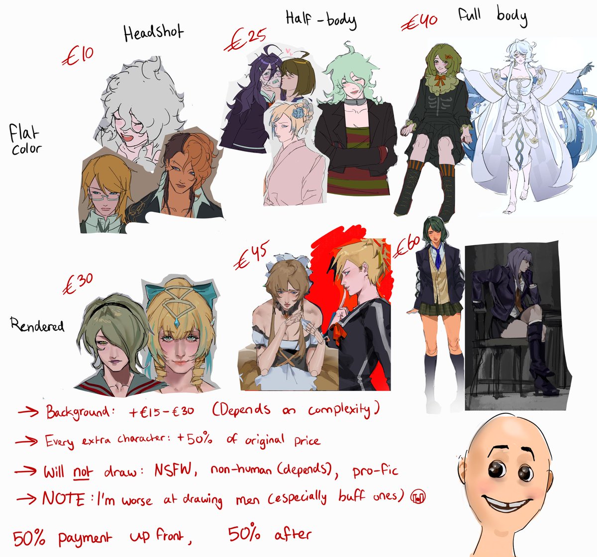 sireature's tweet photo. Reopening comms 🫣!! 

💳 > paypal, ko-fi

i’ll probably just close them when I feel burnt out again, so no slots or anything like that ^_^ https://t.co/CfR6zRQmfs