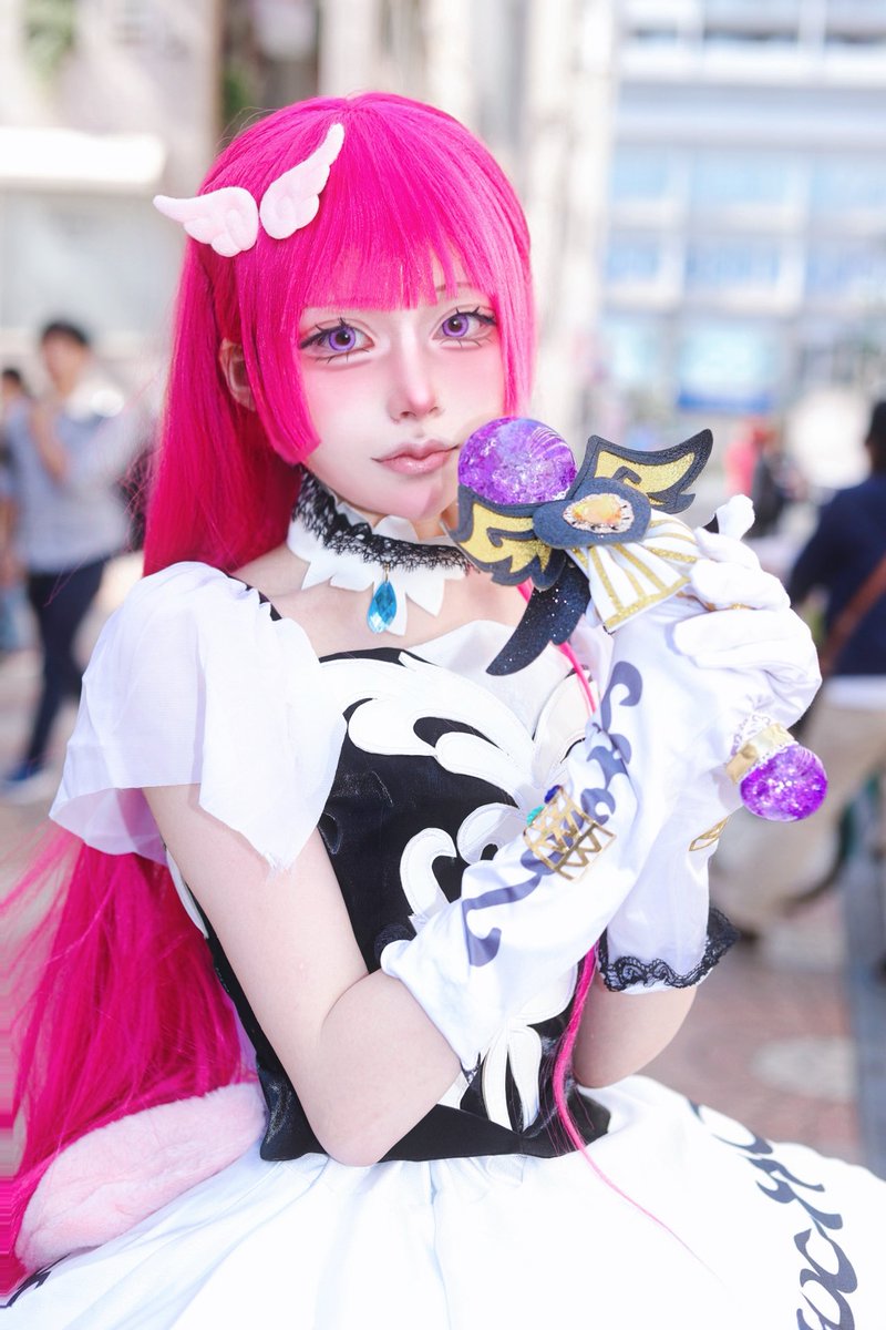 ema__Cosplay's tweet photo. 𝙲𝚘𝚜 プリパラ/北条そふぃ

いい子にしてたかしら？私のカゴの小鳥ちゃん達。

#フクヤマニメ9
#フクヤマニメ https://t.co/fYaejyH7C8
