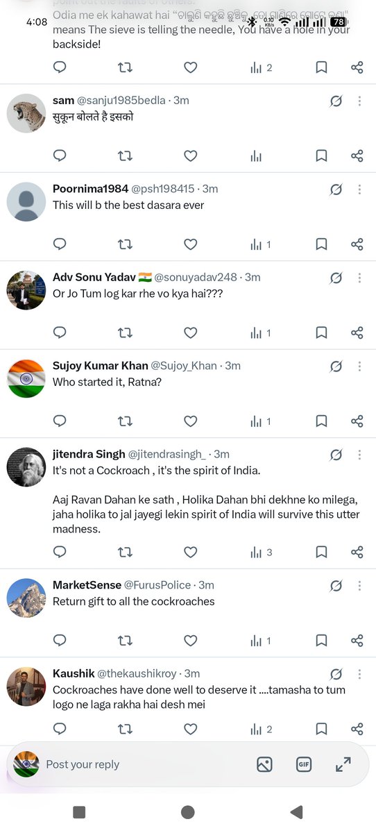 10_dhaval_10's tweet photo. Itni blind ho gyi ho ki khud ke comments nahi dikhte? 

RATNA SINGH
WHATTALAWYER ≠ WHAT A LIER.
#विजयादशमी
#HappyDussehra
"जय श्री राम" https://t.co/ZN5tspRlqJ