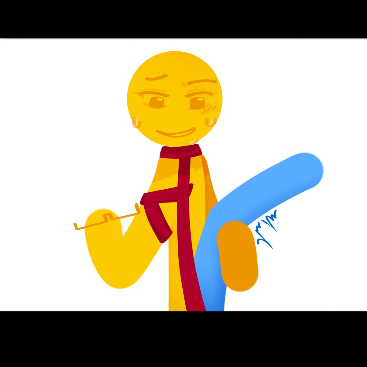Ally_K0ng's tweet photo. NSFW 18+CONTENT ONLY⚠️

#alanbecker #alanbeckerfanart 
#Yellow #blue #NSFW #StickFigure #fanart #yelueㅤㅤㅤㅤ https://t.co/QrUpzgEsIJ