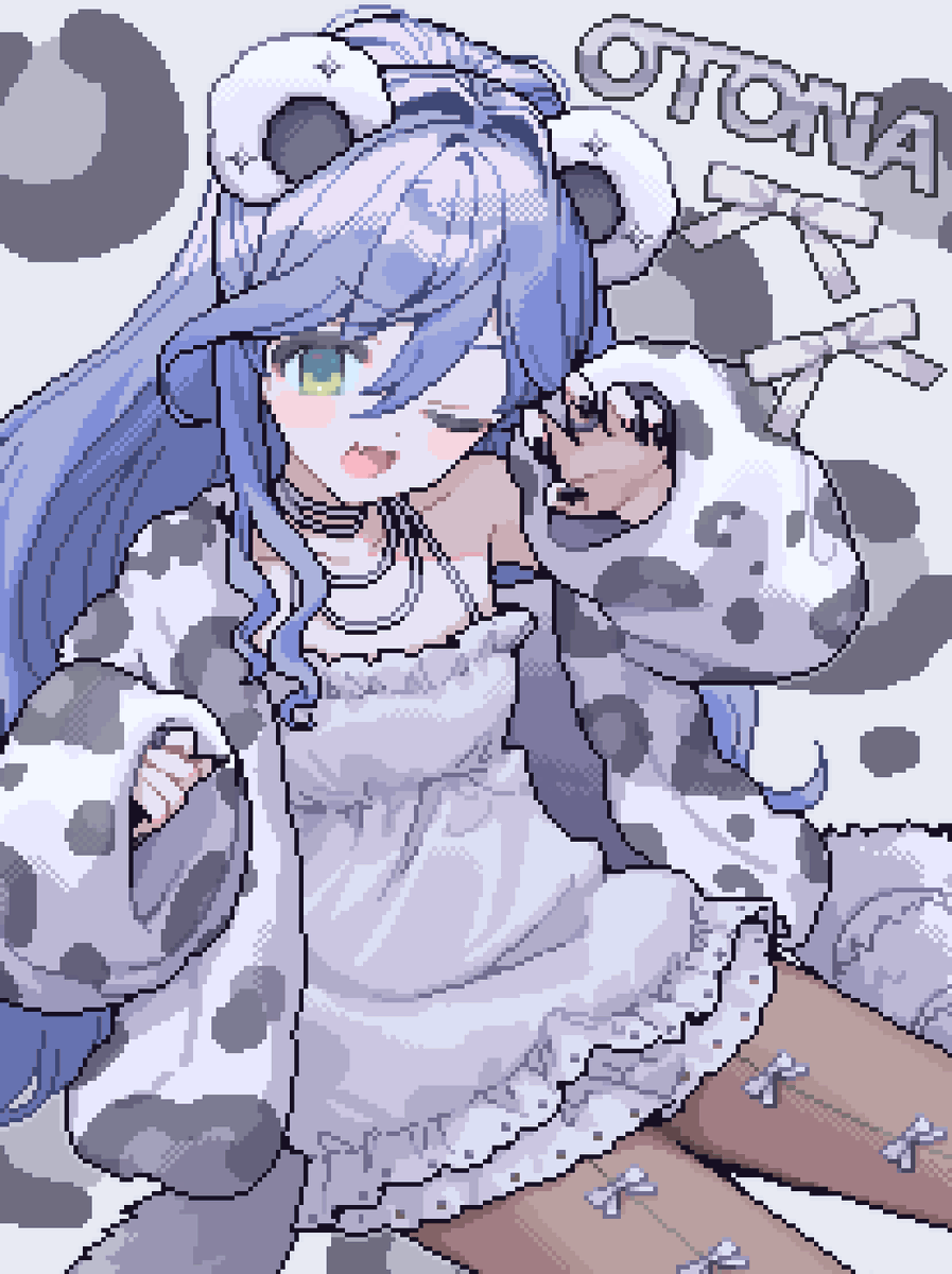 _rakuyui_'s tweet photo. 💀🤍 #くろむアーツ https://t.co/oEh167gjng