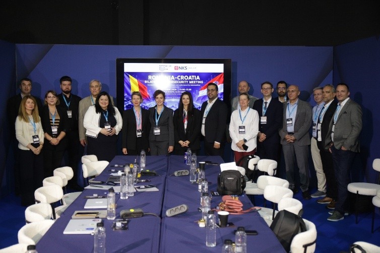 NCCRomania's tweet photo. 🤝 România–Croația: cooperare în securitatea cibernetică!

La #BCC2026, NCC-RO a reunit NCC Croația și reprezentanți ai mediului de afaceri din cele două țări pentru schimb de expertiză și identificarea unor oportunități de colaborare.

#NCCRO #NCCHR #Cybersecurity https://t.co/Gos8deUj8Y