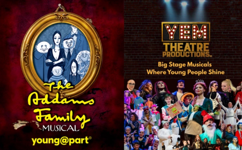 CamboTheatre's tweet photo. YEM Theatre Productions: The Addams Family
26 to 27 October
Tickets: https://t.co/Yj52cEebeO
A delightfully dark and hilarious musical comedy! Join Wednesday Addams as she falls in love with a “normal” boy and invites his family to dinner… with spooky consequences. https://t.co/SUJgBFC776