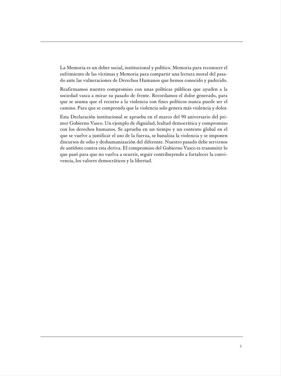 Gob_eus's tweet photo. Declaracion Institucional del Gobierno Vasco

Hoy, 20 de octubre de 2026, se cumplen 15 años desde que ETA anunció que no volvería a usar la violencia y el terror. https://t.co/P2tDAqHGeF