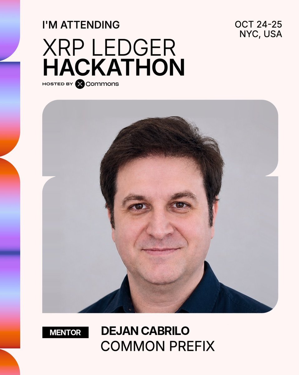 CommonPrefix's tweet photo. Common Prefix's very own Nikolaos Kamarinakis, Dejan Cabrilo and Odysseas Sofikitis will serve as mentors and judges at the XRP Ledger Hackathon in New York on October 24–25.

Hosted by @xrpl_commons with @XRPLF &amp; @RippleSwell.

Apply to participate: https://t.co/Zbkolfiaoc https://t.co/vu1Rlzp4m9
