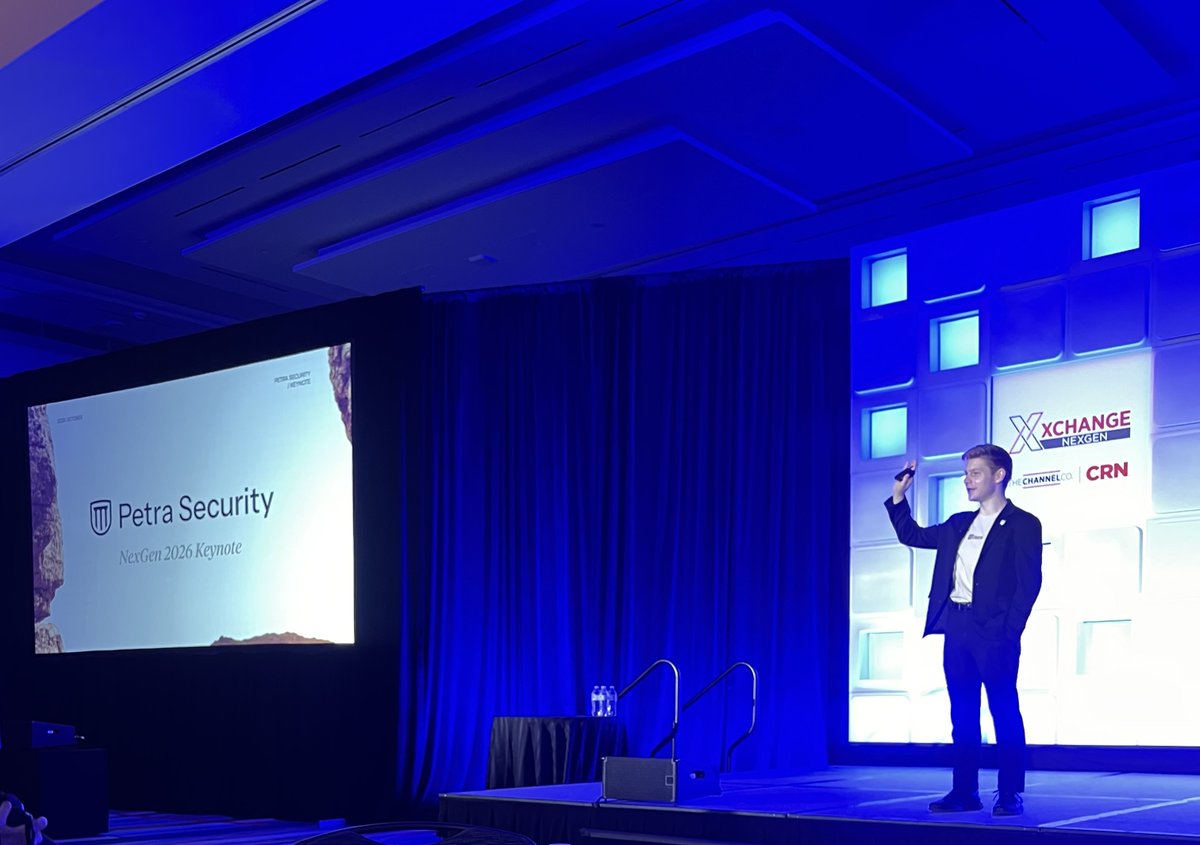 TheChannelCo's tweet photo. ☀️ One more day, #XChange NexGen!

🤖 AI is back in the spotlight on the main stage!

Shawn DuBravac, Ph.D., CFA, Global Futurist, Author & President of Aviro Institute, kicked us off with a look at how AI is transforming business and leadership.

Then, Tomi Vuorio of Sophos, Nathan Ostrowski of Petra Security and Nicholas Russo of TrendAI took the stage to continue the conversation around AI, cybersecurity and the future of the industry.

A big start to our final day! 🚀