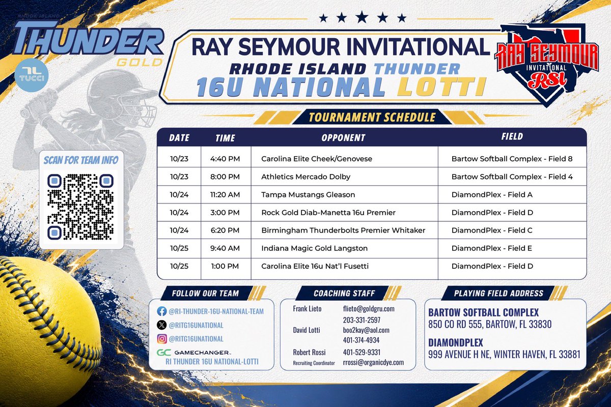 AshCurtier2029's tweet photo. Schedule drop for Ray Seymour Invitational ‼️ https://t.co/AsWJiLRG0K