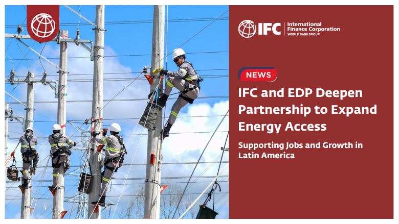 Diop_IFC's tweet photo. Reliable electricity is essential for businesses to thrive and economies to grow.

Pleased to see @IFC_org and EDP deepen their partnership with $301 million in new investments in Mexico and Brazil to expand clean energy, strengthen power grids, and support businesses and jobs across Latin America.
https://t.co/nmRHfbHFeP