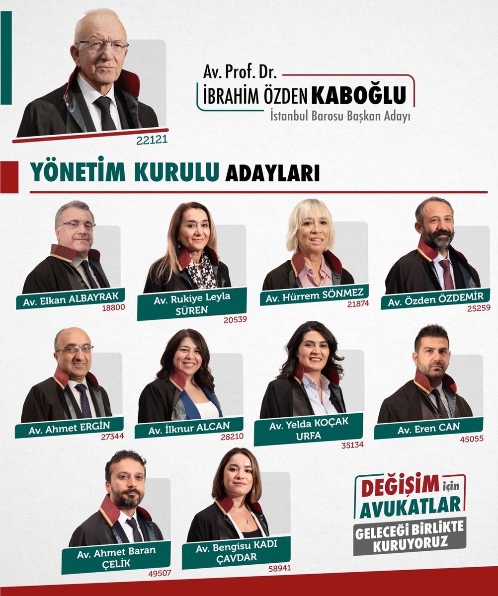 Degirmenci1871's tweet photo. Başınıza bir iş gelirse Avukat Yelda Koçak, Hızır gibi yetişir; Avukat Eren Can, nereye kadar gidecekse oraya kadar hakkınızı arar, yetmez sizinle eylem de yapar; İbrahim Kaboğlu Hoca, polis barikatını sizden önce aşar geçer.  Baro gibi baro🧿

Özgürlük, emek mücadelesi, hukukun üstünlüğü, laiklik, kadın ve lgbti hakları, hayvan hakları mücadelesinde dev kadro. Bam bam bam...